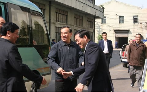 呂（lǚ）祖善省長來（lái）我集（jí）團公司調研，加快發展裝備製造業