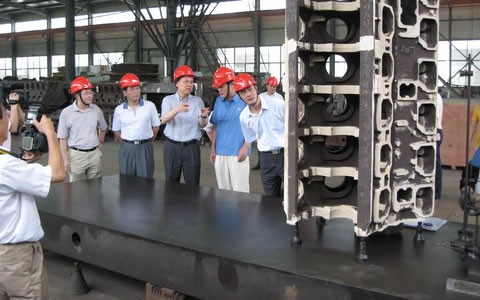 浙江省常務（wù）副省長陳敏爾視（shì）察樱桃视频污污污（jī）鑄造