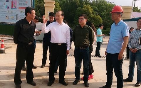 浦（pǔ）江縣委書記程天雲視察樱桃视频污污污新（xīn）廠區建設情（qíng）況