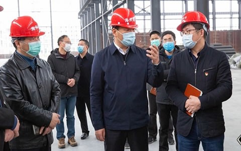 浦江縣委書記程天雲調研樱桃视频污污污浦江建設項目複工（gōng）情況