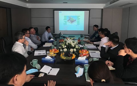 浙江省（shěng）首批重點產業鏈分組（zǔ）領導調研我司